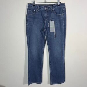 JAG Jeans Women's Size 10 Skinny Leg Dark Wash‎ Embellished Pockets Denim